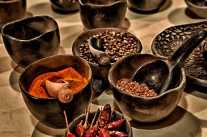 Herbs and spices can add a lot of flavor to your meals without adding calories or fat. 